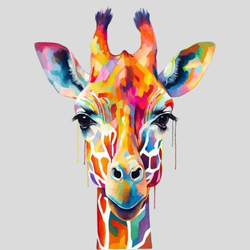 Giraffe - Malen nach Zahlen